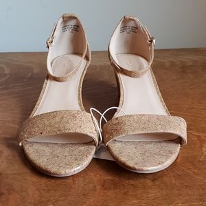 Cork Ann Taylor wedge Sandals size 10